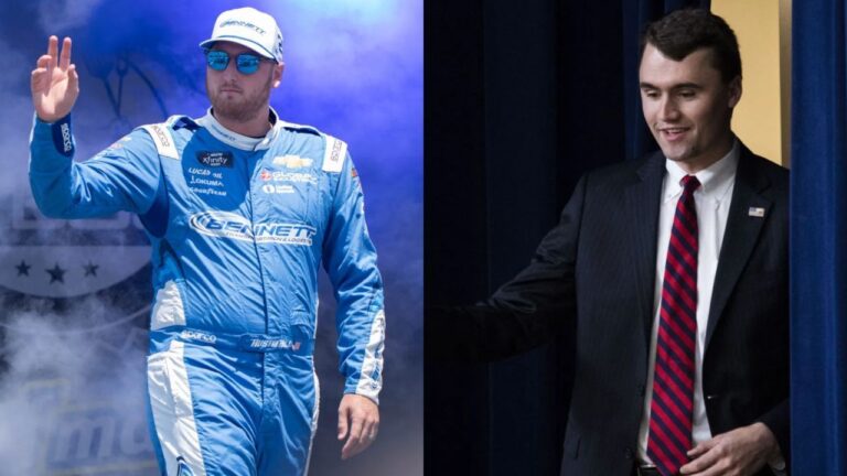 Austin Hill was in honor of Charlie Kirk with a special tribute to his car #21 RCR in Bristol 6 4e084 17576998169619 1920