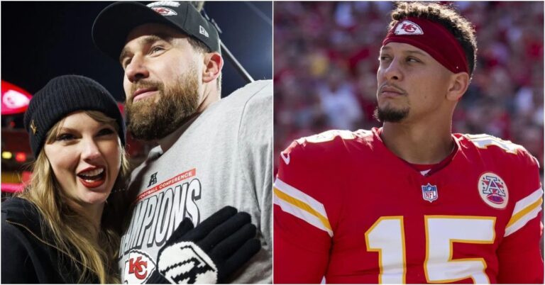 Patrick Mahomes leaves the first reaction to listening to Taylor Swift's "Life of a Showgirl" album, which did the last project of Travis Kelce's girlfriend. 1 23748 17594540748056 1920