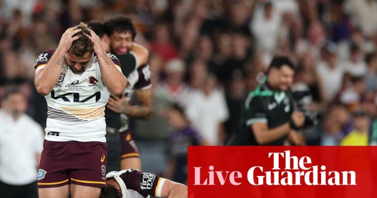 Nl 2025 Grand Fist: Brisbane Broncos Bear Melbourne Wind - Rugby League Lit | Nll 9 2500