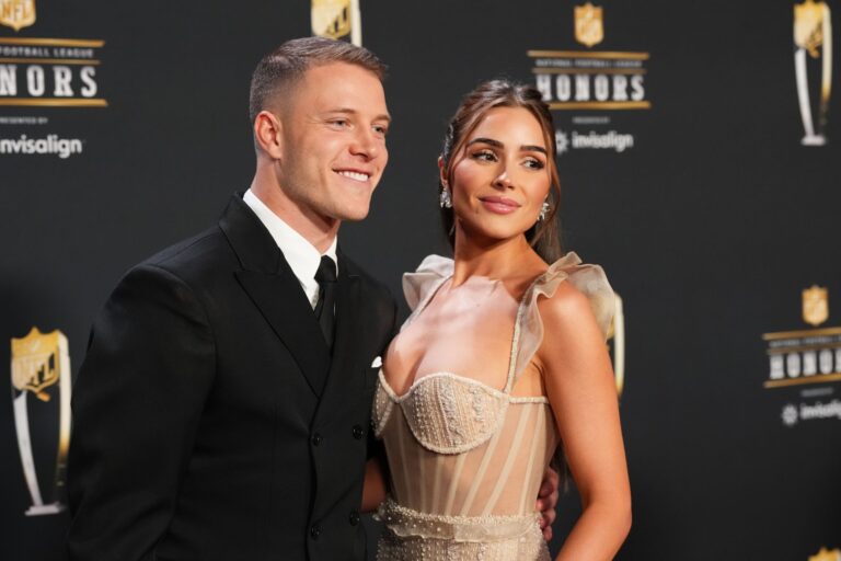 Christian McCaffrey leaves a sincere reaction to the woman Olivia blaming celebrating 49ers Win vs. Rams with "Family & Fiancés" (photos) 19 39440 17597521114714 1920