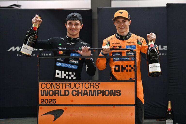 Lando Norris denies the claims of being "aggressive" to his teammate Oscar Piastri in Singapore 32 df43f 17596938597269 1920
