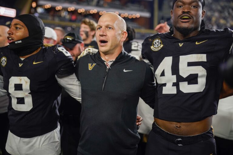 Clark Lea approaches Vanderbilt's 'critical moment' as rumors swirl, 10-win streak hangs in the balance 12 27540292 1763786503